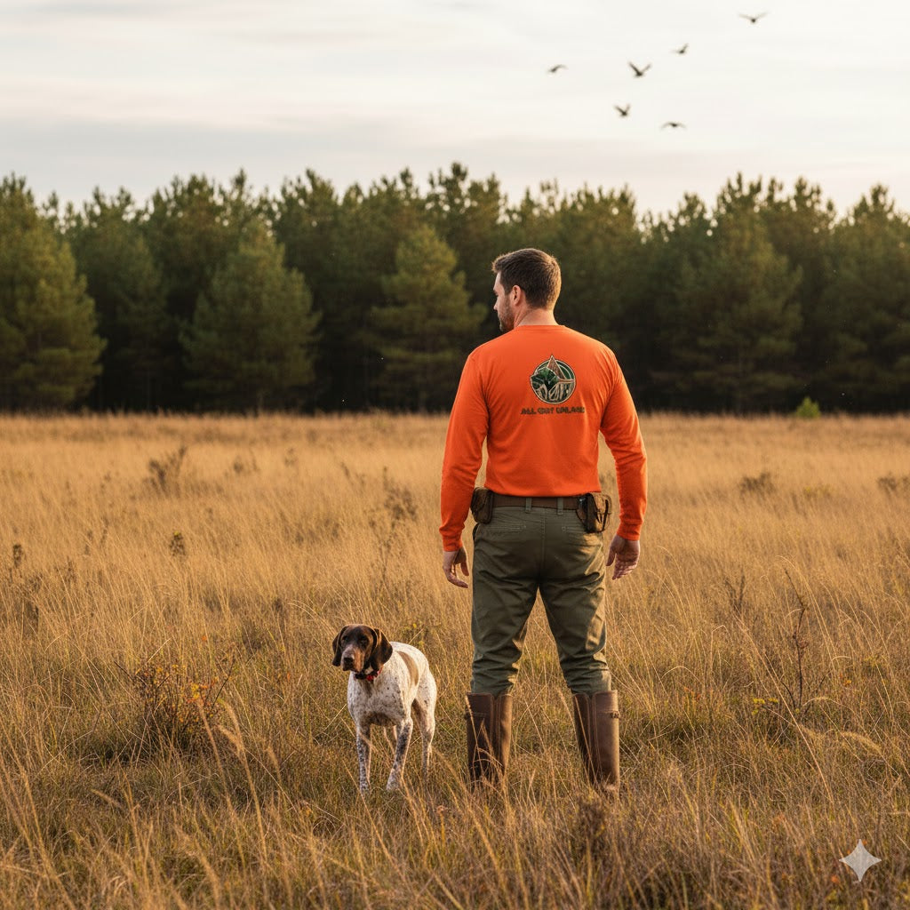 The Upland Standard: All Grit Upland Long-Sleeve Logo Tee