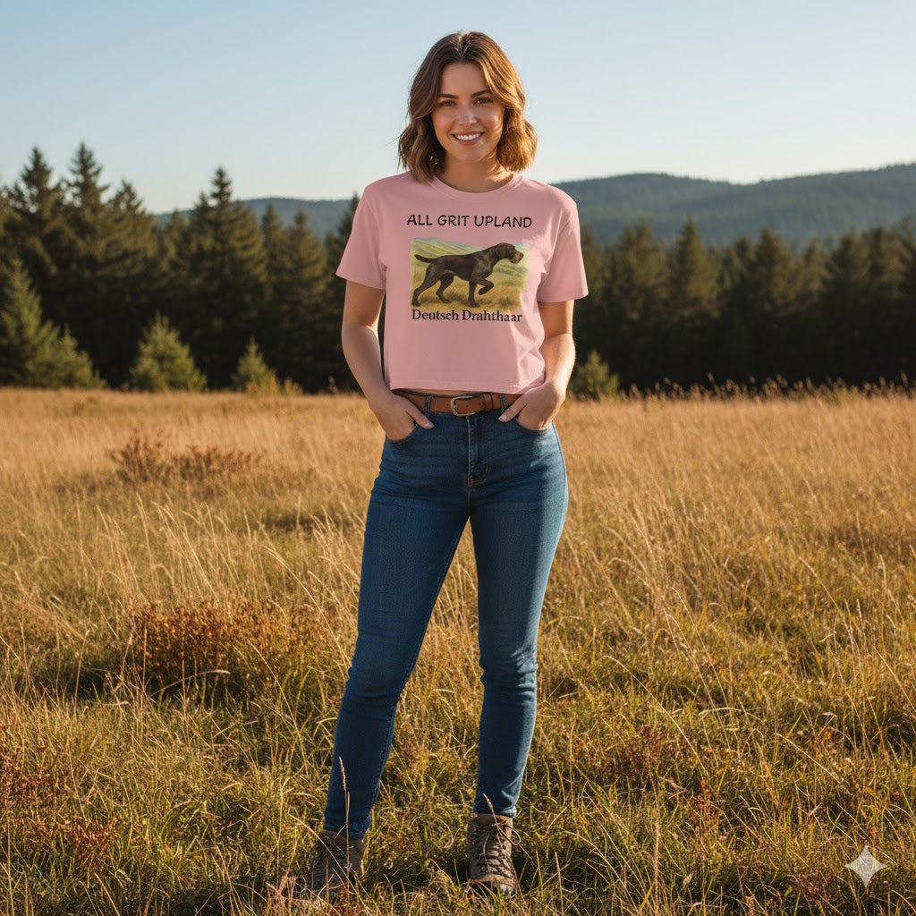 The Upland Woman: All Grit Draht Box Tee