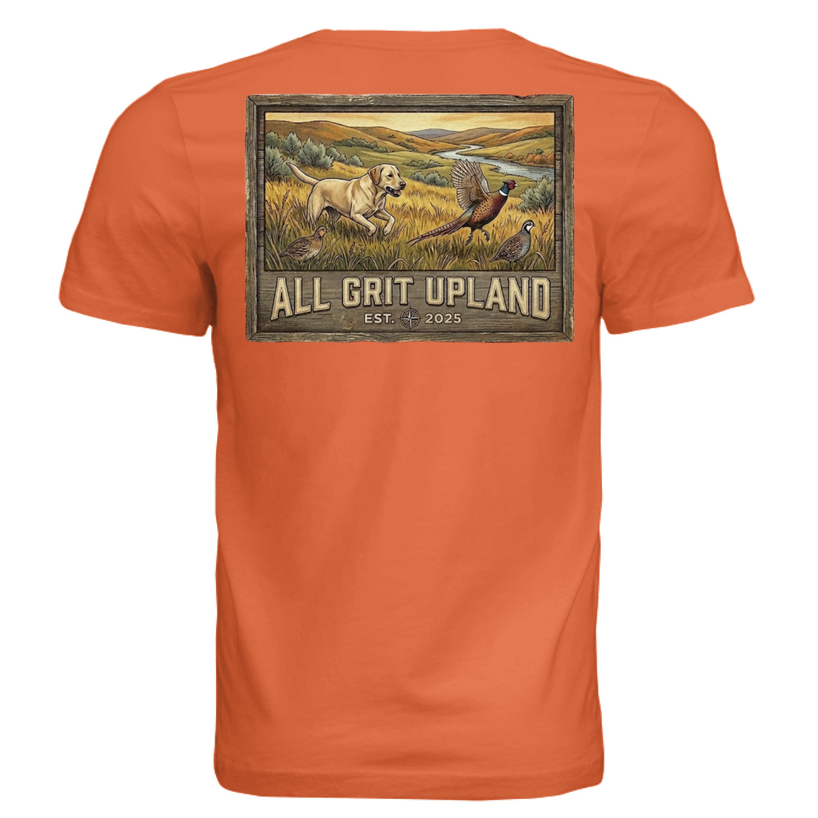 Solid Orange Triblend - BACK