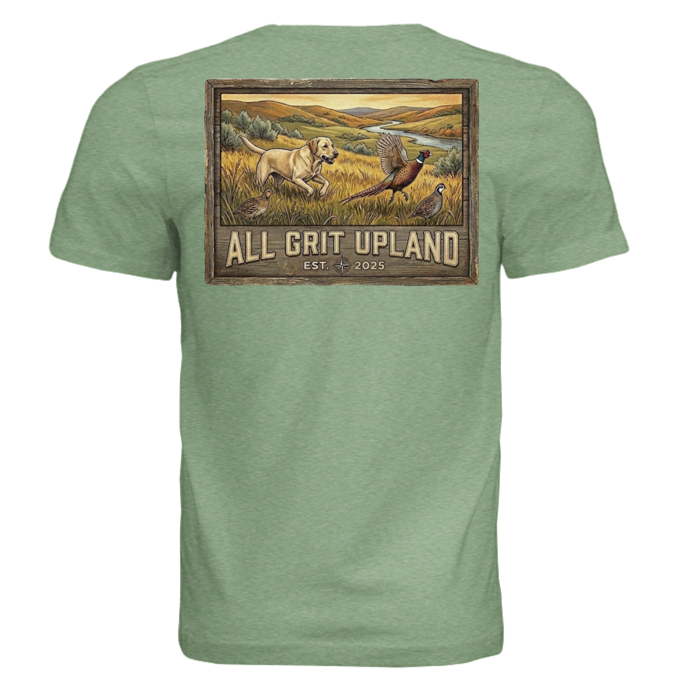 GREEN TRIBLEND - BACK