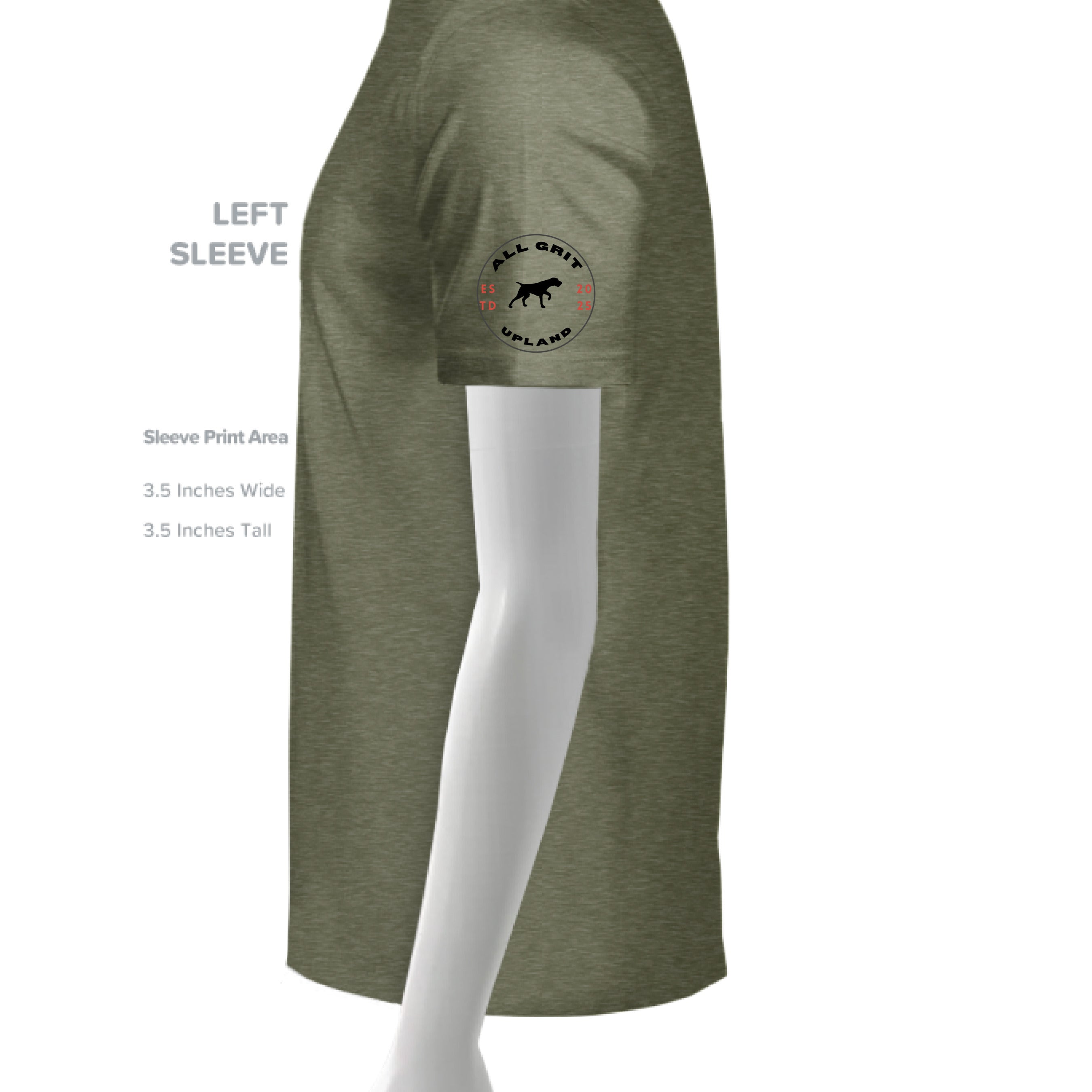 MILITARY GREEN - SLEEVE_LEFT