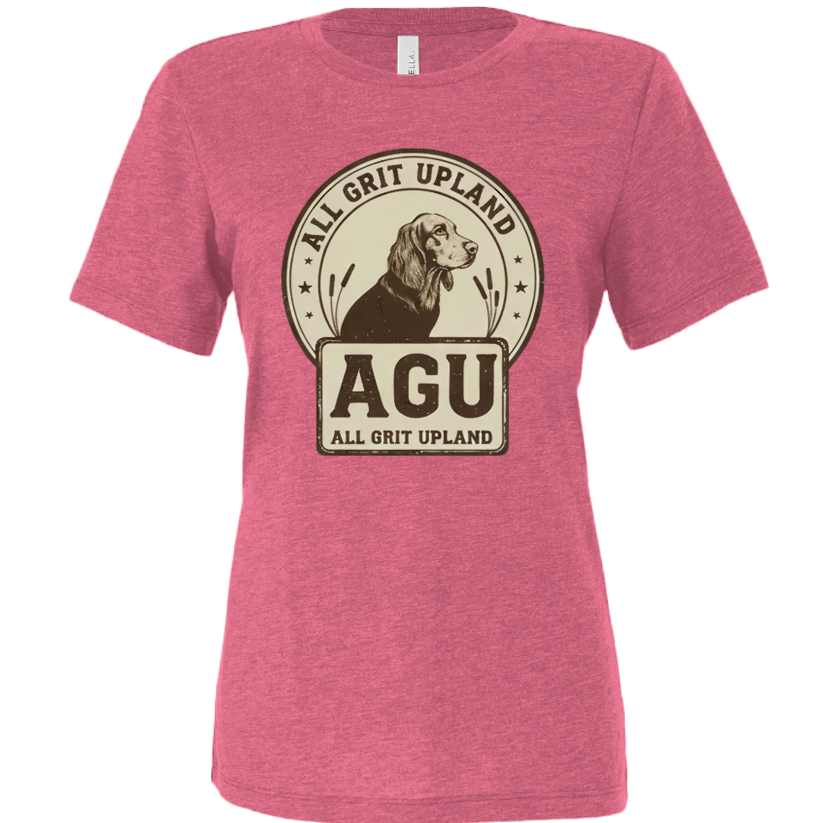 Char Pink Triblend - FRONT