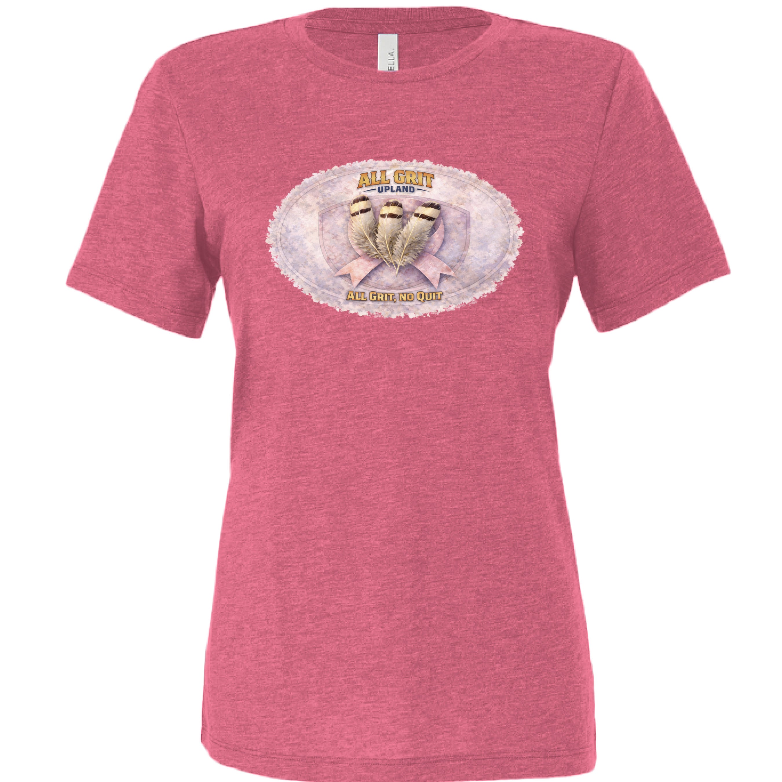 Char Pink Triblend - FRONT