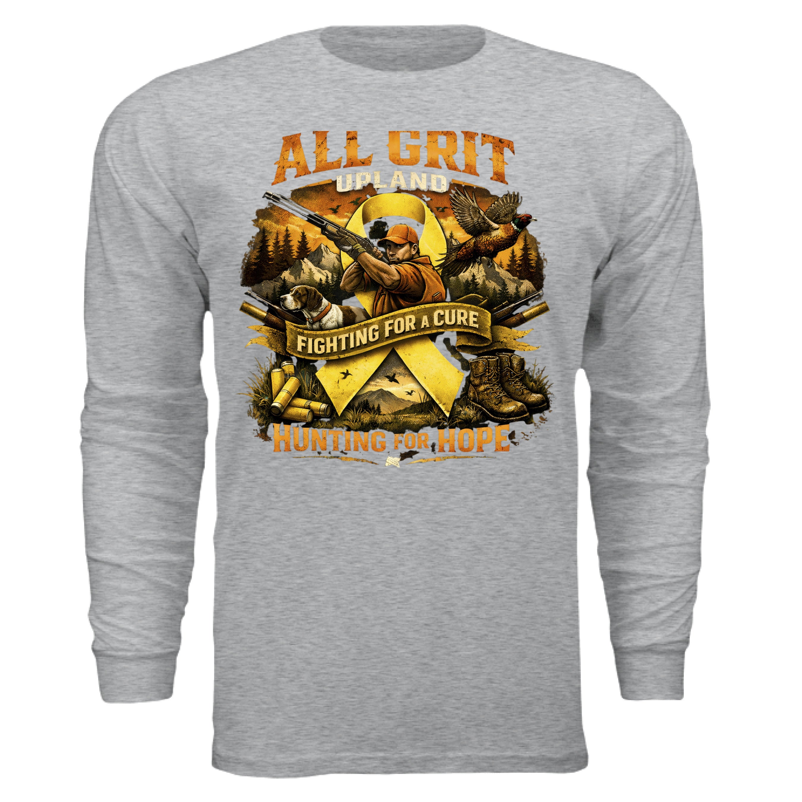 Heather Gray (90/10) - FRONT