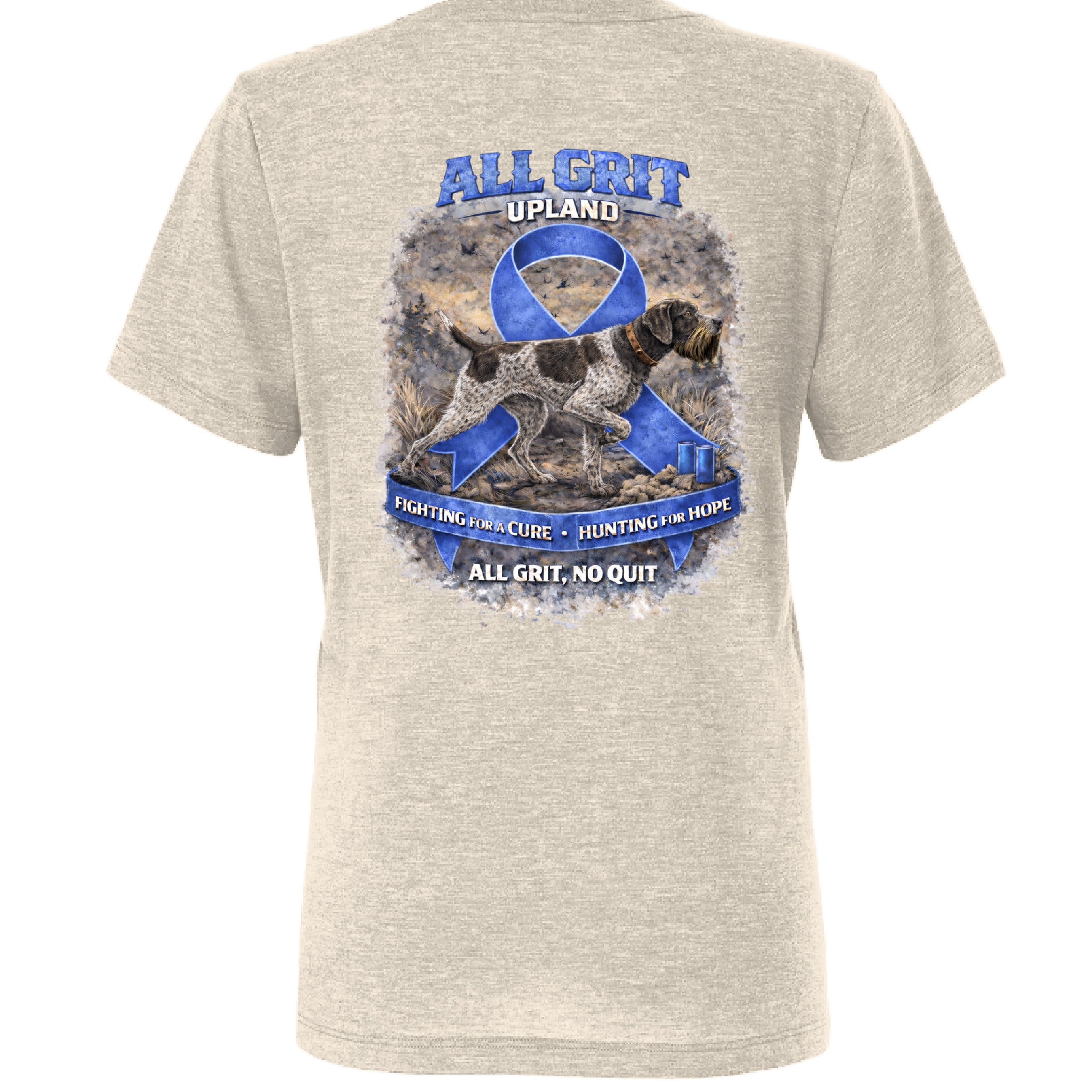 Solid Natural Triblend - BACK