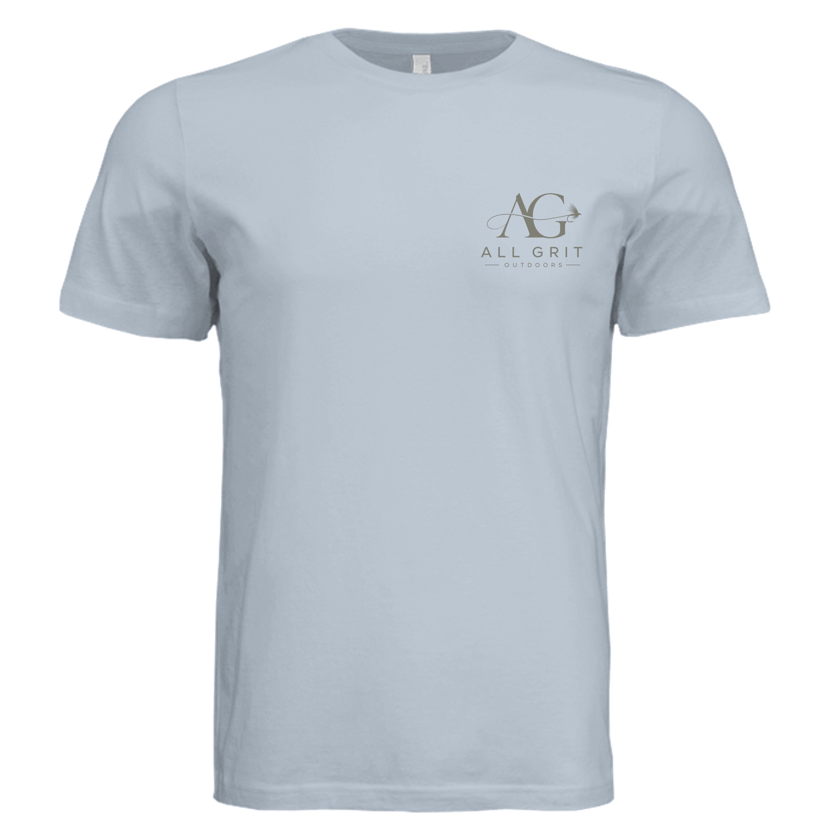 Solid Carolina Blue Triblend - 3413C - FRONT