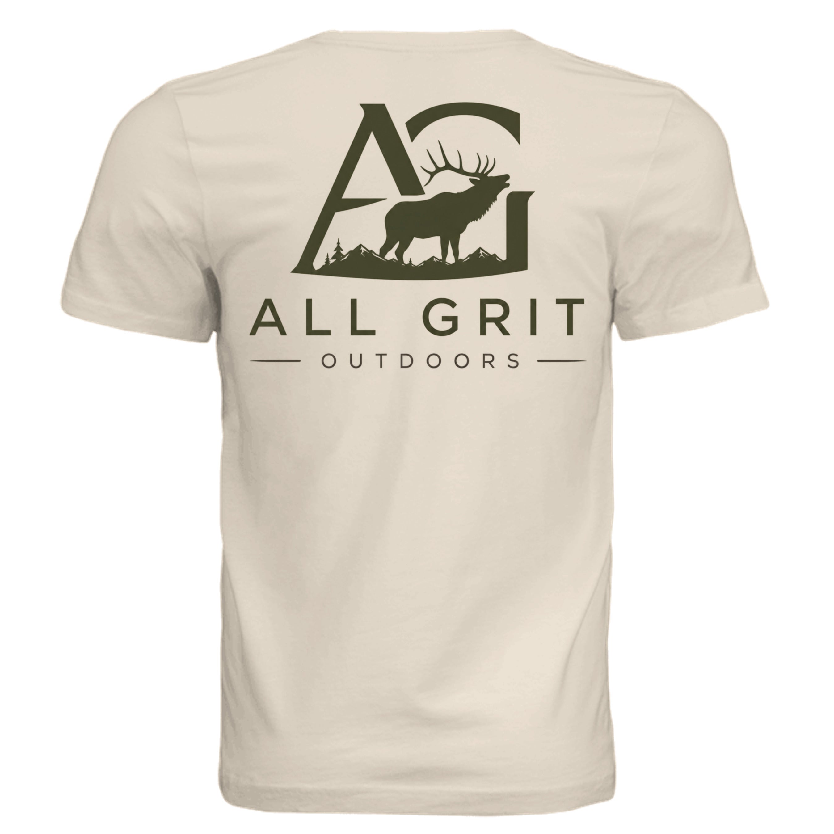 Solid Natural Triblend - 3413C - BACK