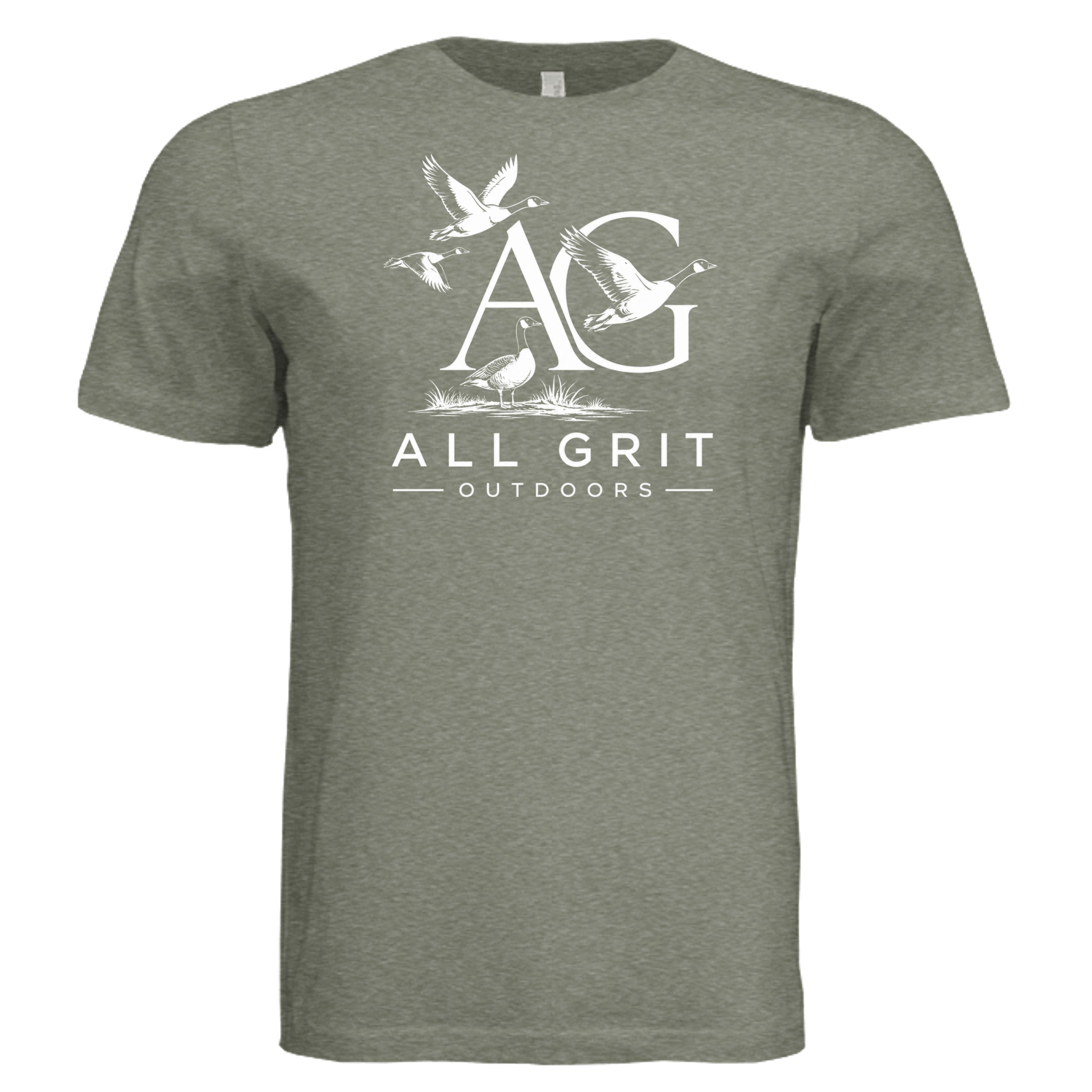 Military Green Triblend - 3413C - FRONT