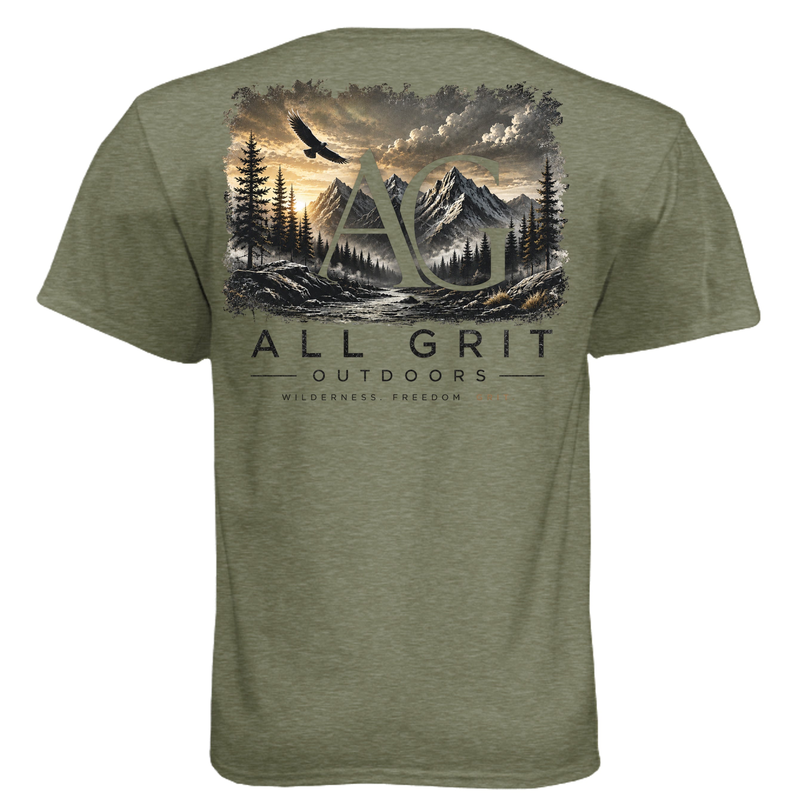 MILITARY GREEN - 6010 - BACK