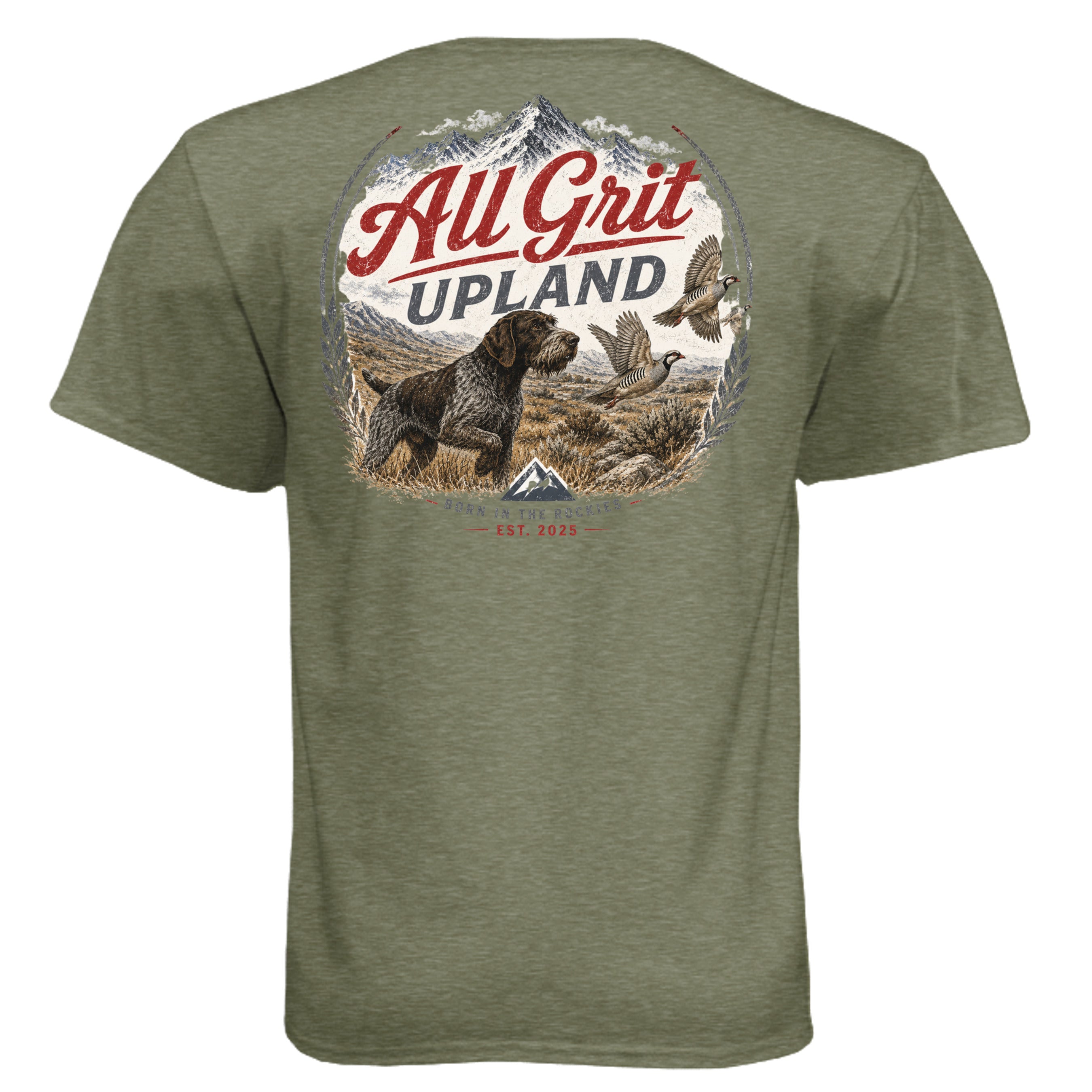 MILITARY GREEN - 6010 - BACK