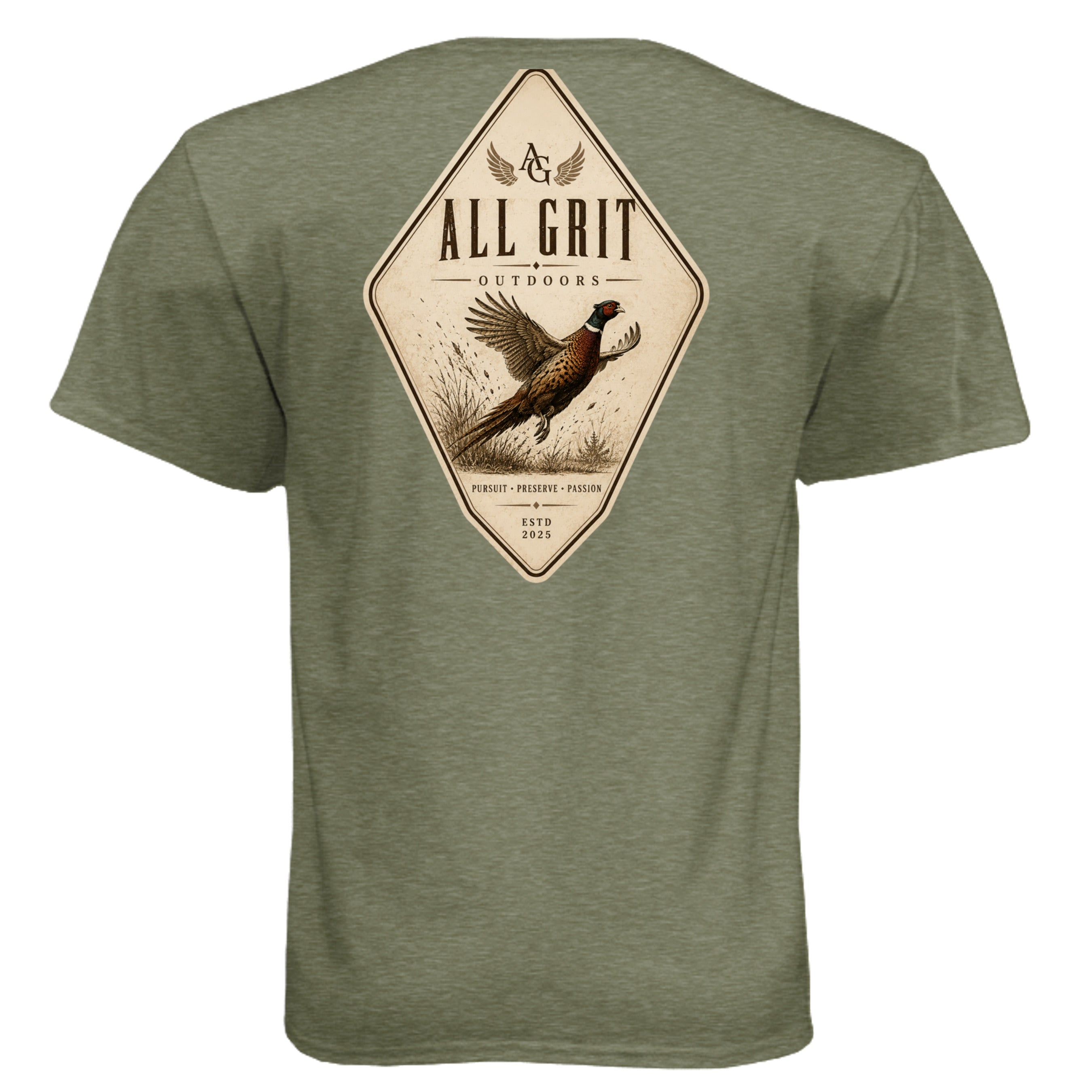 MILITARY GREEN - 6010 - BACK