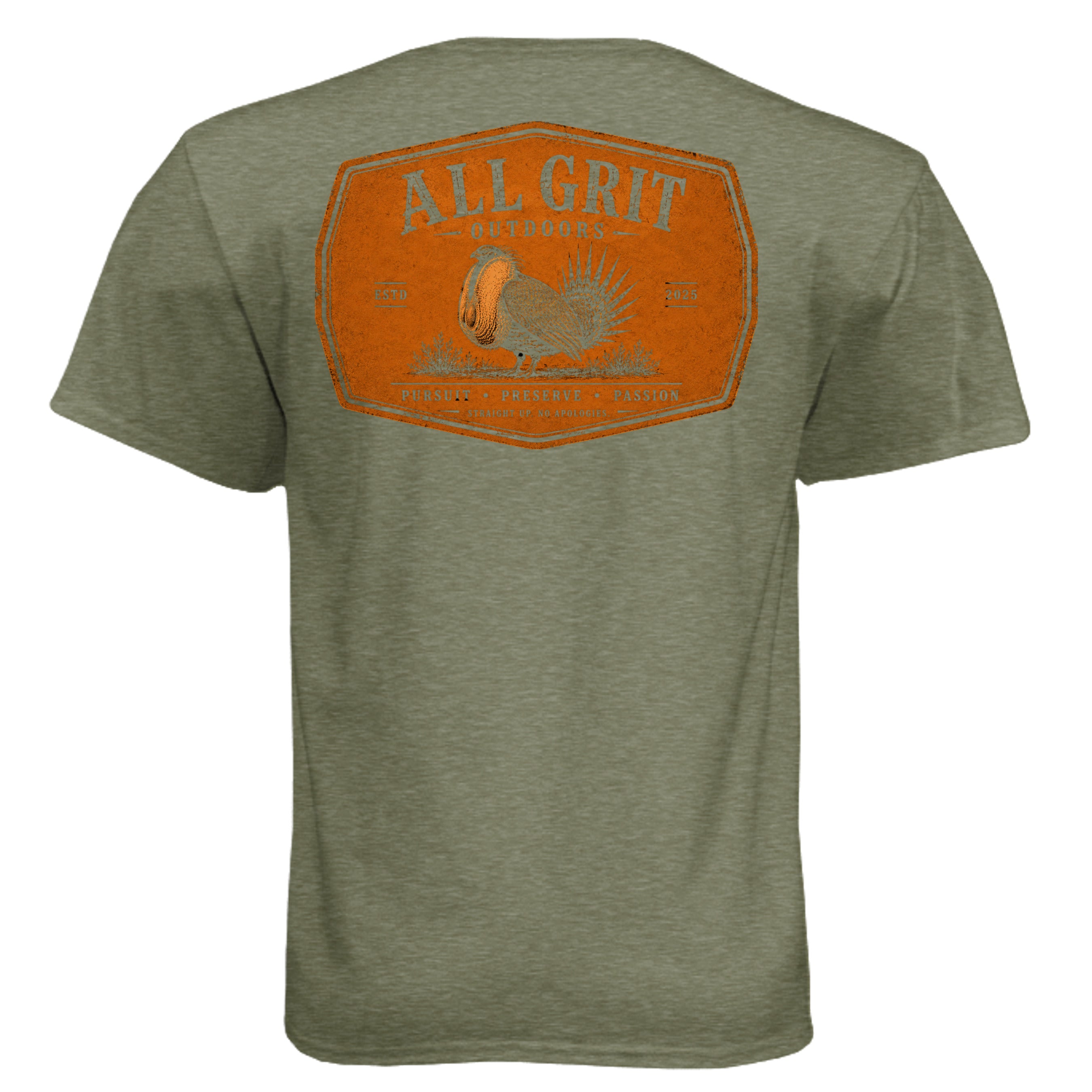 MILITARY GREEN - 6010 - BACK