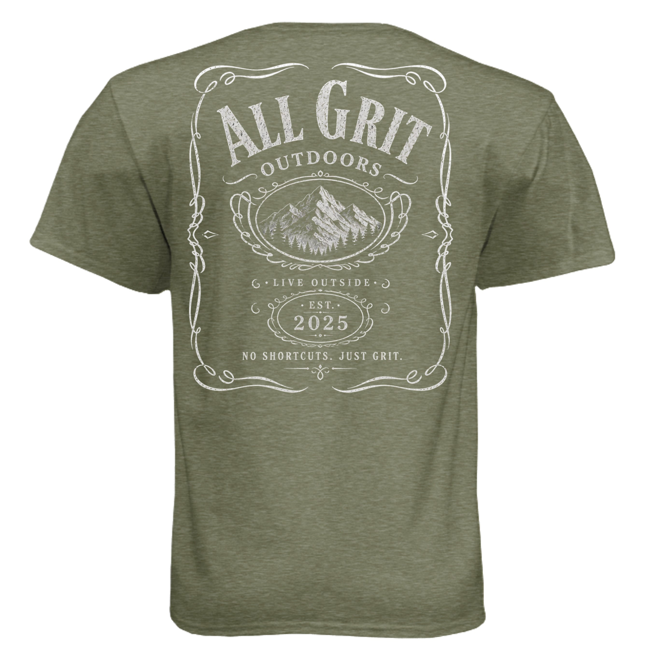 MILITARY GREEN - 6010 - BACK