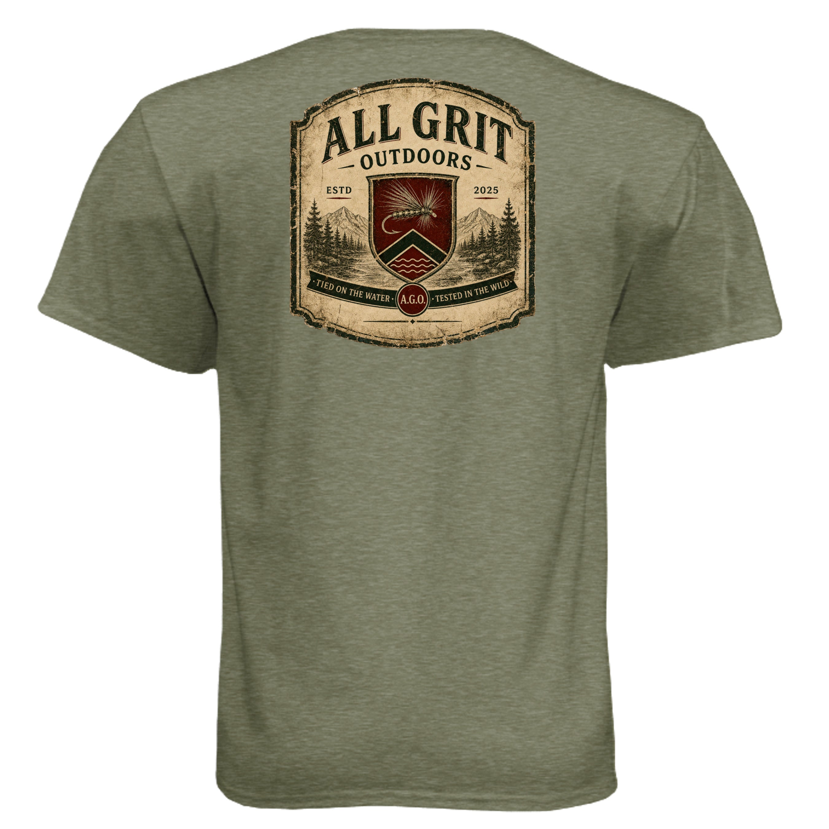 MILITARY GREEN - 6010 - BACK