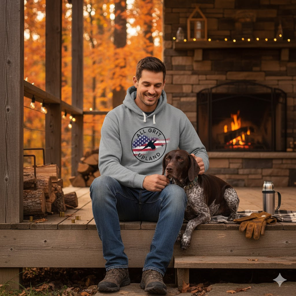 Wrap Yourself in Grit: The All Grit Upland Patriot Pullover Hoodie