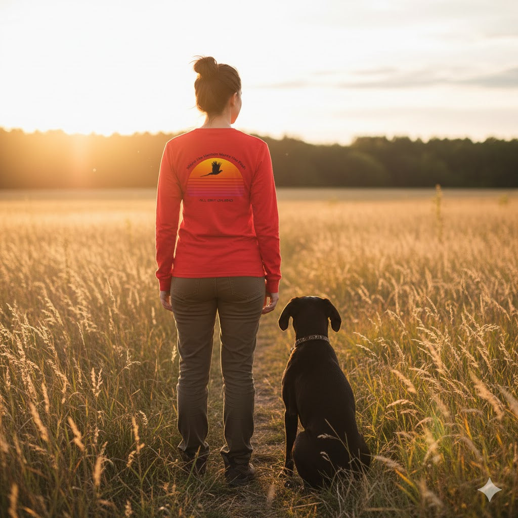 Where the Horizon Meets the Flush Unisex Long Sleeve Tee